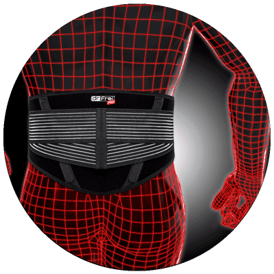 Ζώνη Οσφύος με Ισχυρές Μπανέλες Dr Frei Pro - S3041