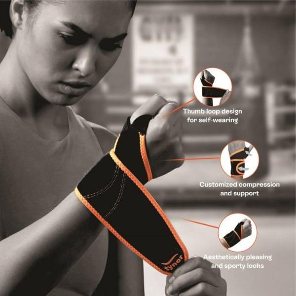 WRIST SUPPORT W/THUMB LOOP