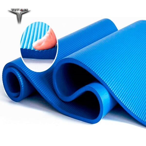 TITAN ΣΤΡΩΜΑ YOGA MAT NBR ΜΠΛΕ