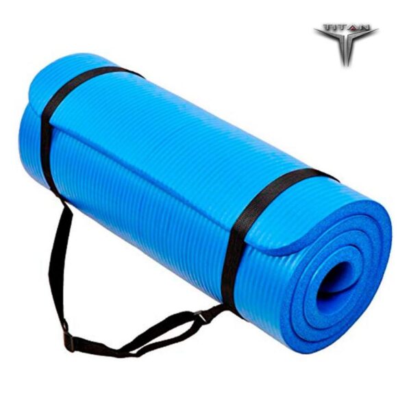 TITAN ΣΤΡΩΜΑ YOGA MAT NBR ΜΠΛΕ