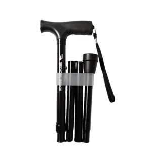 Σπαστό Μπαστούνι Στήριξης Total Black MB.HC033
