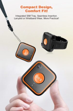 Mini φορητή συσκευή εντοπισμού Gps Tracker για παρακολούθηση ηλικιωμένων σε κρεμαστό σε μπρελόκ ή και σε ρολόι με sos Mod. V303