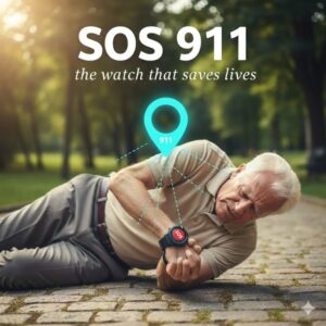 Ρολόι GPS TRACKER συσκευή εντοπισμού και παρακολούθησης 4G για βοήθεια ηλικιωμένων- φροντίδα απο απόσταση mod. SOS 911