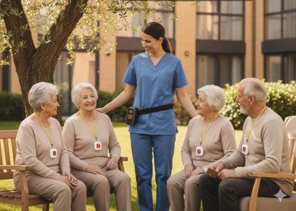 Συσκευή έκτακτης ανάγκης με 2 SOS μπουτόν με wi-fi χωρίς κάρτα sim – Ασύρματο βραχιόλι έκτακτης ανάγκης για ηλικιωμένους άμεση ενημέρωση SOS 890