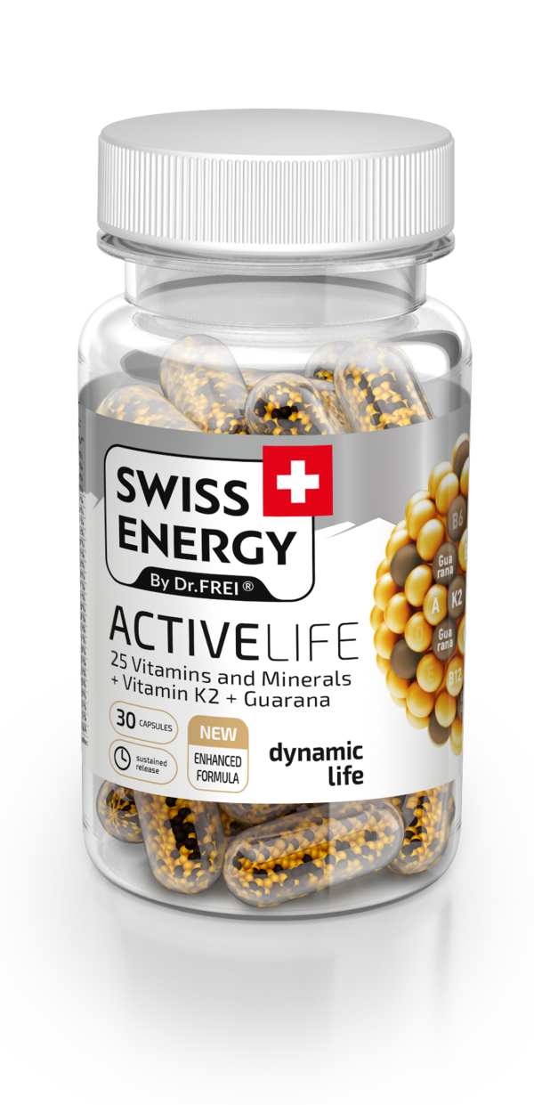 Βιταμίνη ACTIVE LIFE SWISS ENERGY Κάψουλες (30 TEM)